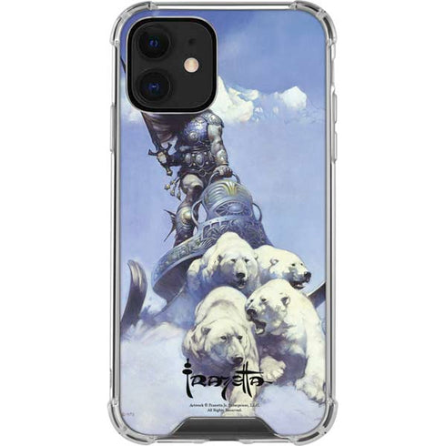 Frazetta Sliver Warrior iPhone 12 Clear Case